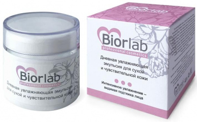 Эмульсия дневная увлажняющая для сухой и чувствительной кожи, 45г Biorlab