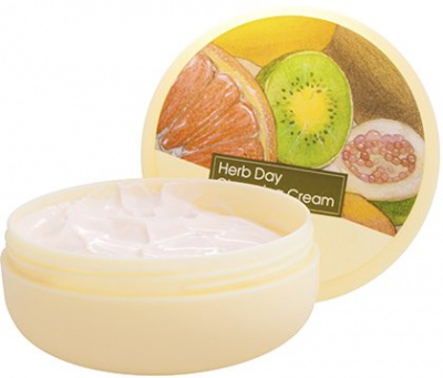 Крем для лица очищающий фруктовый микс Herb Day Massage Cream Fruit Mix The Face Shop