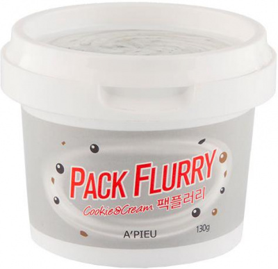 Маска-скраб для лица Pack Flurry Cookie&Cream, 130гр A'Pieu