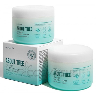 Крем для лица About Tree Teatree Control Cream, 90мл Dr.Cellio