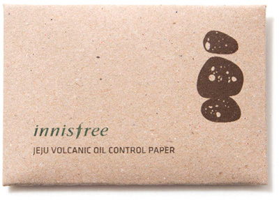 Салфетки матирующие с вулканическим пеплом Jeju Volcanic Oil Control Paper, 50шт Innisfree