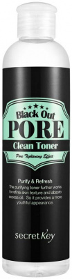 Тонер для лица Black Out Pore Clean Toner, 250мл Secret Key