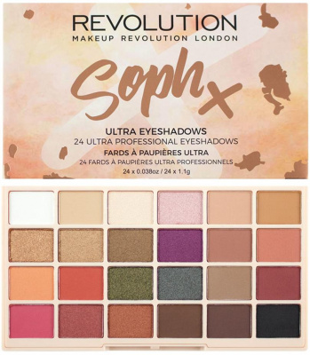 Тени палетка 24 цв. Sophx Ultra Eyeshadows Makeup Revolution