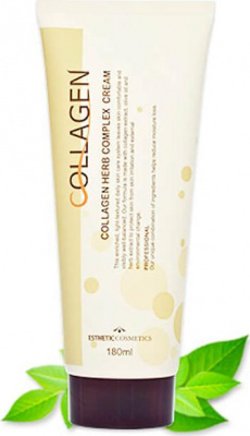 Крем для лица с коллагеном и растительными экстрактами Collagen Herb Complex Cream, 180мл Esthetic House