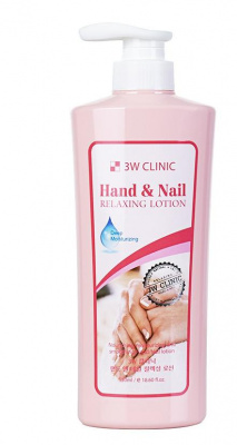 Крем для рук и ногтей Relaxing Hand&Nail Lotion, 550мл 3W Clinic