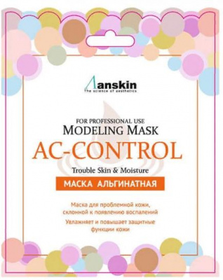 Маска альгинатная для проблемной кожи, акне AC Control Modeling Mask, саше, 25г Anskin