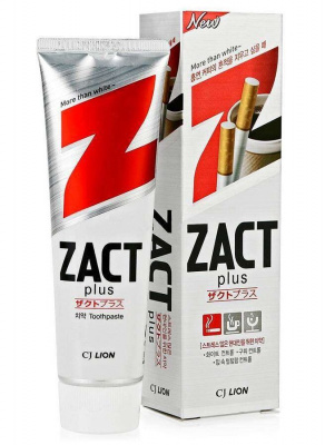 Зубная паста для курящих Zact Toothpaste, 120мл Lion