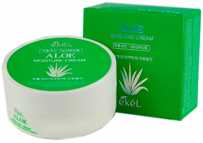 Крем для лица увлажняющий с экстрактом алоэ Moisture Cream Aloe, 100мл Ekel