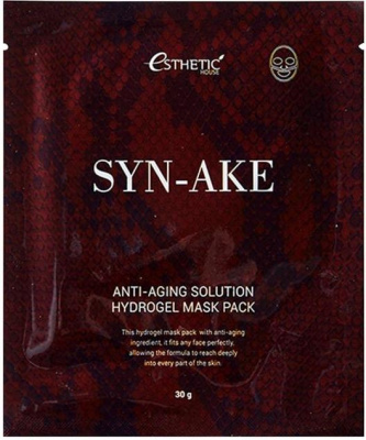Маска гидрогелевая разглаживающая Syn-Ake Anti-Aging Solution Hydrogel Mask Pack, 30г Esthetic House