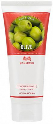 Пенка очищающая Daily Fresh Cleansing Foam Olive, олива, 150мл Holika Holika