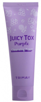 Пенка для умывания Juicy Tox Purple Cleansing Foam, 120мл Trimay