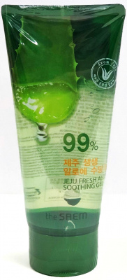 Гель с алоэ универсальный увлажняющий 99% Jeju Fresh Aloe Soothing Gel, 120мл The Saem