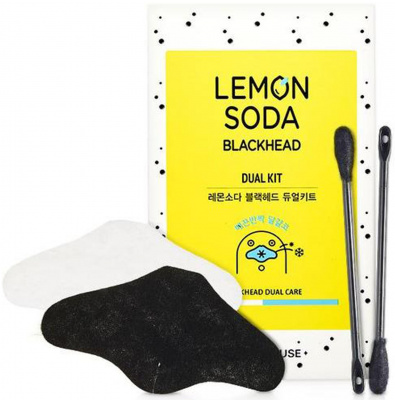 Двух-шаговая система очищения пор с экстрактом лимона и соды Lemon Soda Blackhead Dual Kit Etude House
