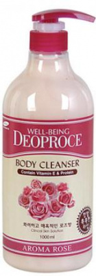 Гель для душа Роза Well-being Aroma Body Cleanser Rose, 1000мл Deoproce
