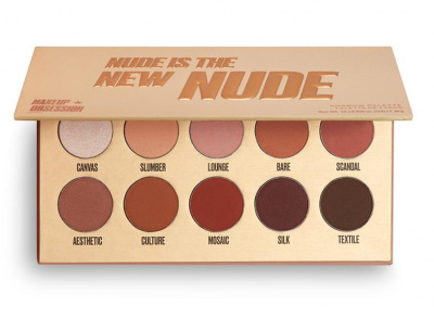 Тени для век палетка Nude Is The New Nude Shadow Palette Makeup Obsession