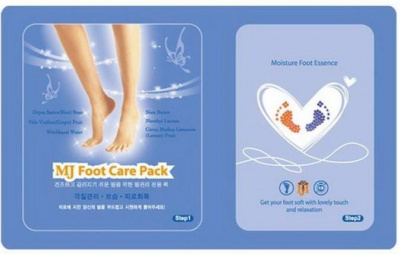 Маска для ног с гиалуроновой кислотой Foot Care Pack, 22г Mijin
