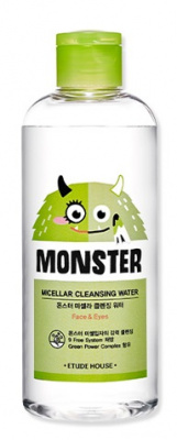 Мицеллярная вода Monster Micellar Cleansing Water, 100мл Etude House
