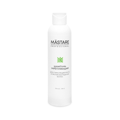 Шампунь укрепляющий для стимуляции роста и против выпадения волос pH 4.5 - pH 5, 200мл Mastare