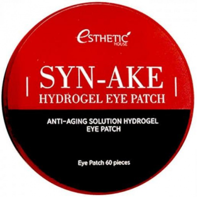 Патчи для глаз гидрогелевые со змеиным пептидом Syn-ake Hydrogel Eyepatch Esthetic House