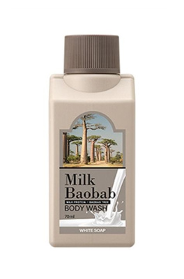 Лосьон для тела Body Lotion White Soap Travel Edition, 70мл Milk Baobab