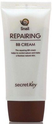 ББ-крем интенсивное обновление с муцином улитки Snail Repairing BB cream Secret Key