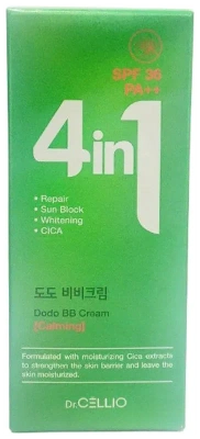 BB-крем для лица тройного действия Dr. Cellio 4 in 1 Dodo BB Cream SPF36 PA++, 50 мл Dr.Cellio