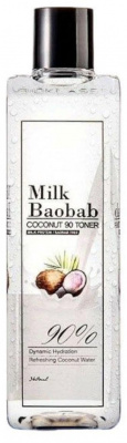 Тонер для лица с кокосовым молоком Coconut Toner, 340мл Milk Baobab
