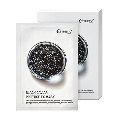 Маска тканевая Black Caviar Prestige EX Mask, 25мл Esthetic House