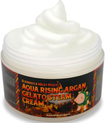 Крем для лица паровой Aqua Rising Argan Gelato Steam Cream, 100мл Elizavecca
