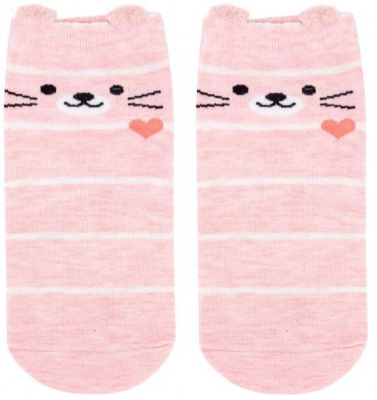 Носки "Зверушки" розовые Kawaii Factory