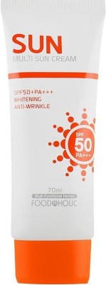 Крем солнцезащитный для лица Multi Sun Cream SPF50 PA +++, 70мл FoodaHolic