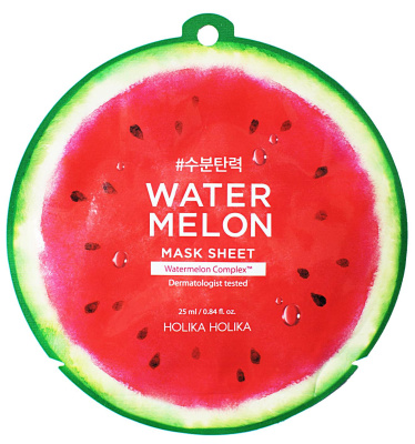 Маска для лица тканевая Watermelon Mask Sheet, 25мл Holika Holika
