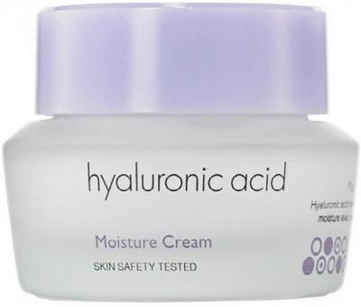 Крем увлажняющий для лица с гиалуроновой кислотой, Hyaluronic Acid Moisture Cream, 50мл It's Skin