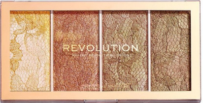 Хайлайтер палетка 4 цв. Vintage Lace Highlighter Palette Makeup Revolution
