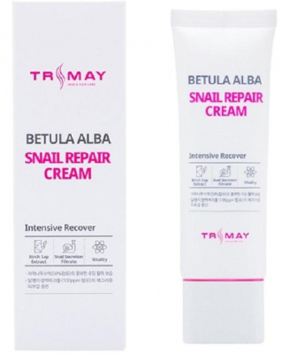 Крем для лица Snail Repair Betula Alba Cream, 50г Trimay