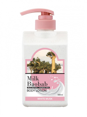 Лосьон для тела Body Lotion White Musk Travel Edition, 500мл Milk Baobab