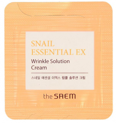 Крем для лица Snail Essential EX Wrinkle Solution Cream, 1,5мл The Saem