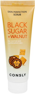 Скраб для лица Black Sugar Walnut Skin Perfection Scrub, 120мл Consly