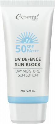 Крем солнцезащитный Uv Defence Sun Block Day Moisture Sun Cream SPF 50+/ Pa+++, 70г Esthetic House