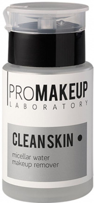 Мицеллярная вода Clean Skin, с вертикальным дозатором, 100 мл PROmakeup laboratory