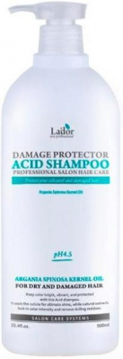 Шампунь для волос с аргановым маслом Damaged Protector Acid Shampoo, 900 мл Lador