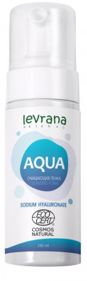 Пенка для умывания "Aqua", с гиалуроновой кислотой, 150мл Levrana