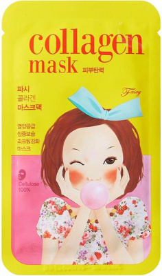Маска для лица тканевая Pungseon Tina Collagen Mask Fascy