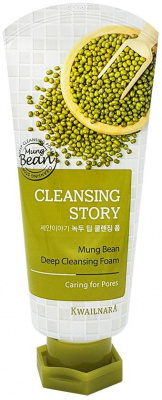 Пенка для умывания Story Foam Cleansing, Mung Beans Welcos